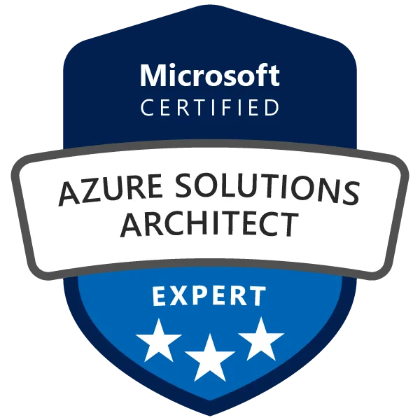 Azure Solutions Architect Expert 600x600